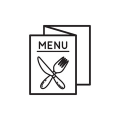 menu icon in trendy flat style