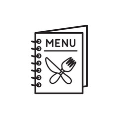 menu icon in trendy flat style