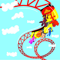 roller coasters, amusement Park, amusement ride