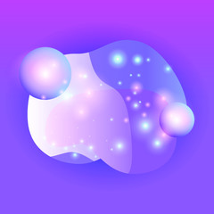 Abstract futuristic background, dynamic shapes composition, minimal. Vector illustration, template graphic design.