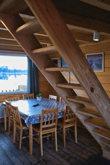 interior of the cozy cottage