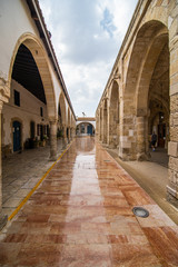 Obraz premium The St. Lazarus church situated in the heart of the old town and neighboring with the Ecclesiastical museum, Larnaca, Cyprus.