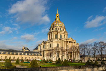 Fototapeta na wymiar Les Invalides, Musee de l'Armee, Paris, France