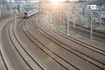 railway tracks  