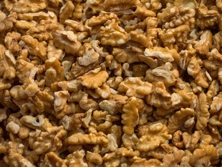 Shelled walnuts in Istanbul market