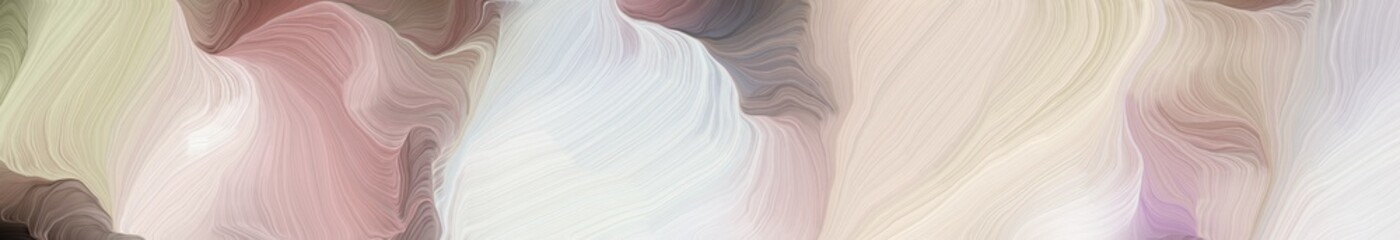 wide colored background banner with pastel gray, gray gray and old mauve color. curvy background design