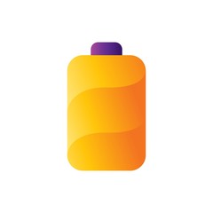Battery icon for webs and apps with abstract color