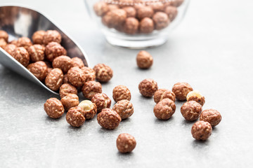 Hazelnuts with sugar icing.