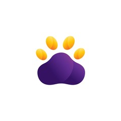 Pet abstract icon for apps and websites