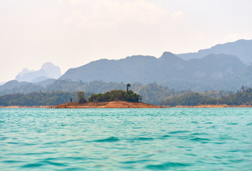 Khao SOK national Park is nature reserve in South of Thailand with dense untouched jungles, limestone karst formations, an artificial lake Cheo LAN Surat Thani. beautiful sunny day. February 26, 2020