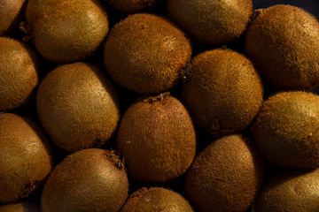 Delicious kiwi group background background