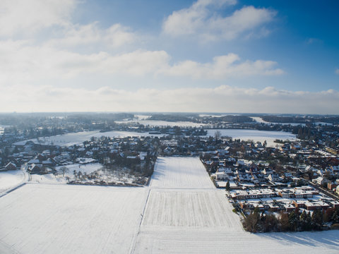 Viersen Heimer in winter with snow