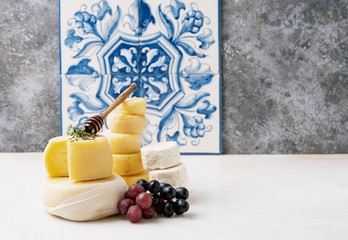 Traditional Portugese semi-soft cheeses