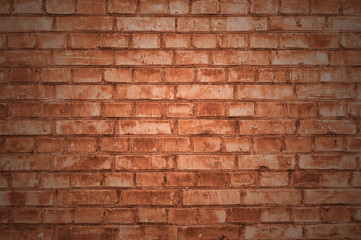 Background of old vintage brick wall