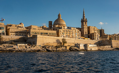 Fototapeta premium Cityscapes of Valletta - the capital city of Malta - travel photography