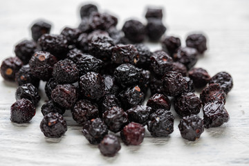 Slugged cherry with bones at spread