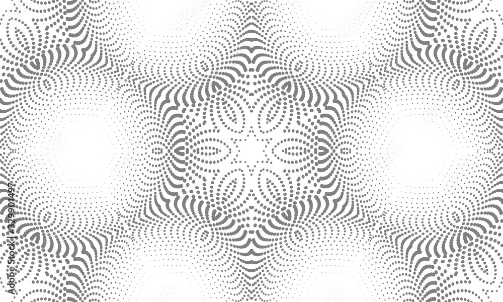 Aufkleber abstract pattern of many dots on a white background.