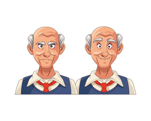 couple of old grandfathers characters