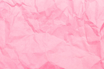 Crumpled pink paper texture