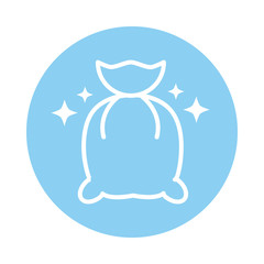 cleaning, dirty laundry bag domestic hygiene block color style icon