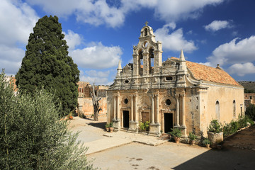 Obraz premium Kloster Arkadi auf Kreta