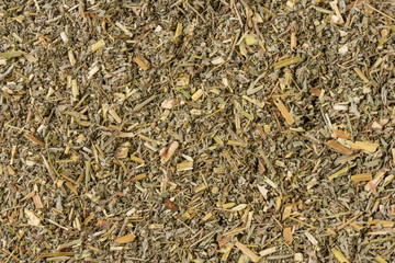 wormwood herb or in latin Absinthii herba herb background. medicinal healing herbs. herbal medicine. alternative medicine