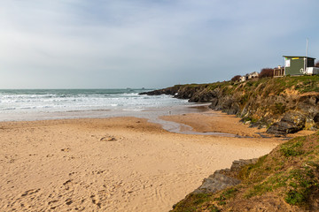 Treyarnon Bay Cornwall England