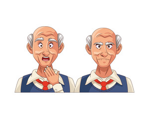 couple of old grandfathers characters