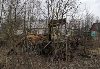 abandoned house in the forest