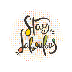 Hand lettering grunge card with textured handcrafted doodle letters in retro style