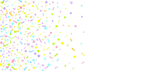 Sprinkles grainy. Cupcake dessert bakery confetti