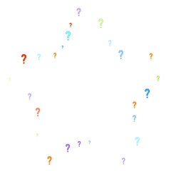 Question marks Quiz doubt survey faq public poll.