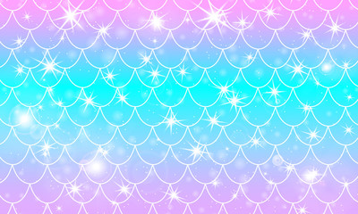 Mermaid scales. Fish squama. Rainbow pattern.