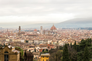 Awesome Cityscapes from Piazzale Michelangelo Lookout in Florence, Italy.