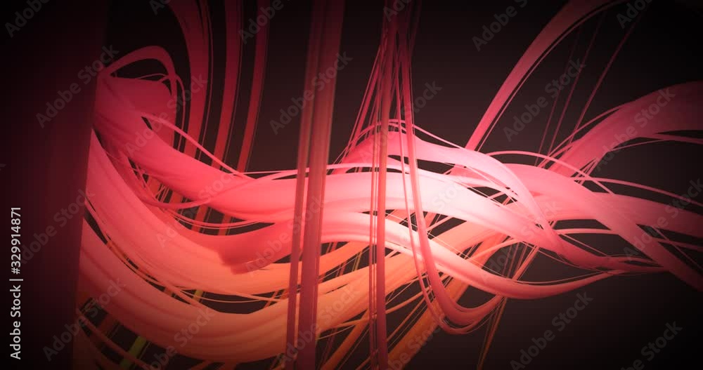 Poster abstract colorful orange and red pastel swirl, natural curve art background. curved and wavy pattern
