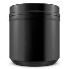 Realistic 3D Bottle Mock Up Template on White Background.3D Rendering 