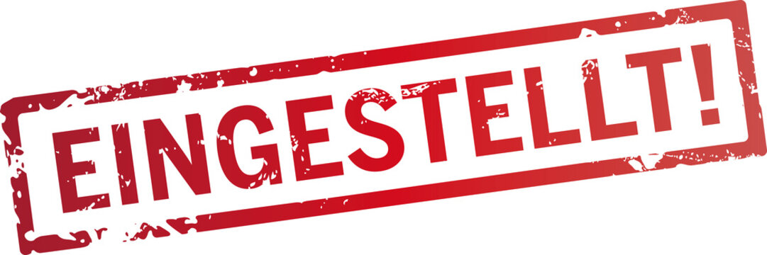 stempel eingestellt