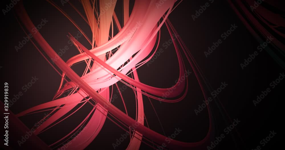 Poster abstract colorful orange and red pastel swirl, natural curve art background. curved and wavy pattern