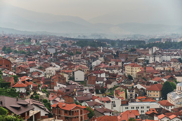 Naklejka na ściany i meble View of the city of Prizren, Kosovo