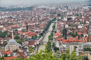 View of the city of Prizren, Kosovo