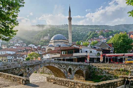 Sinan-Pasha Mosque in central Prizren, Kosovo