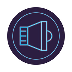 speaker audio symbol isolated icon