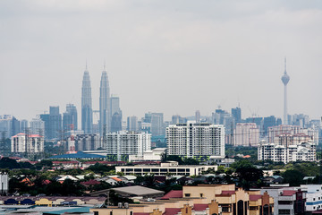 Fototapeta na wymiar Kuala Lumpur Cityscape Panorama view