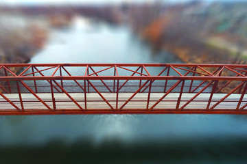 Geometric Bridge Tilt-Shift Blur