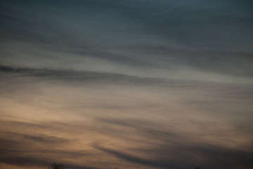 Fototapeta premium Sunset with clouds