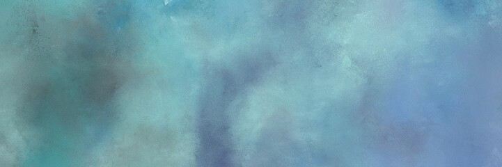 painted retro horizontal design with cadet blue, teal blue and dark slate gray color