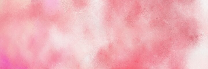 painted aged horizontal design background  with pastel magenta, light pink and misty rose color