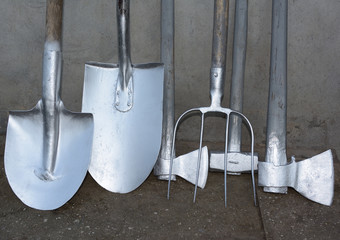 A collection of refurbished hand tools