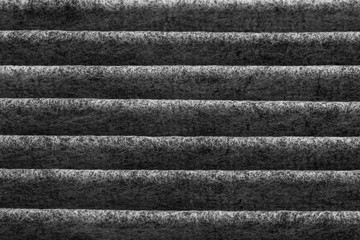 carbon air filter for car ventilation system, macro view
