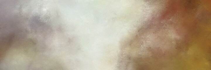 vintage painted art antique horizontal header with silver, pastel gray and brown color